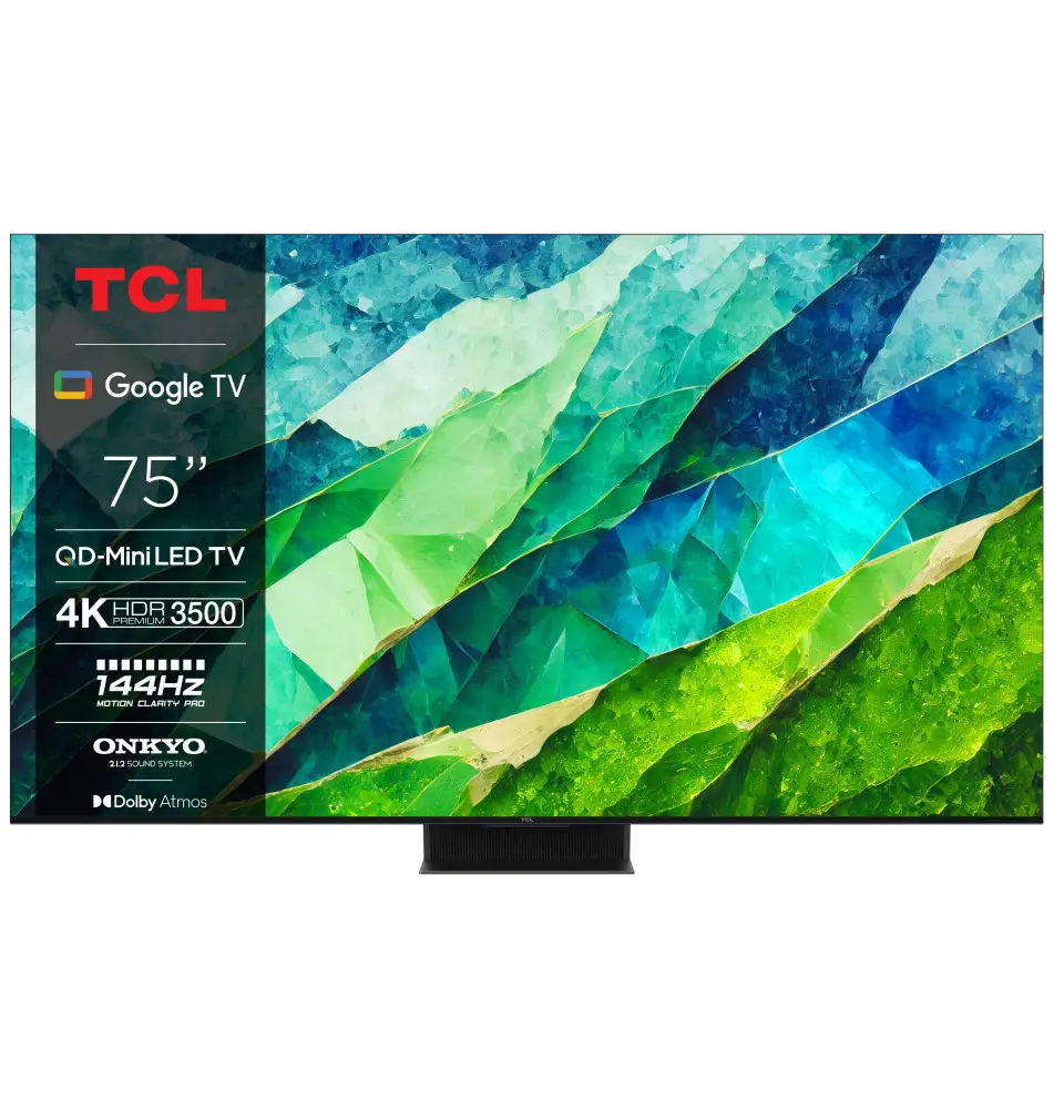 Televisor TCL 75C855 75" (QD-Mini LED - 4K Ultra HD - Preto)
