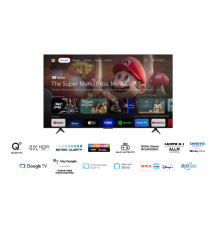 Televisor TCL C65 Series 85C655 85'' (QLED - 4K Ultra HD - Titânio)
