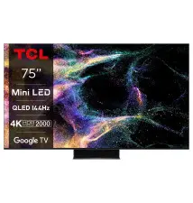 Televisor TCL 75C845 75" (QLED - 4K Ultra HD - Preto)