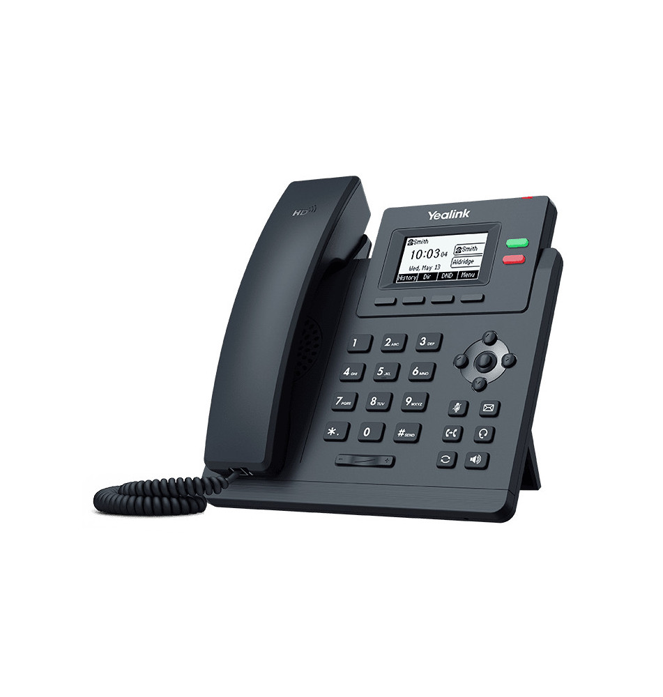 Telefone Fixo YEALINK SIP-T31G (IP Phone - 2 linhas - Cinzento)