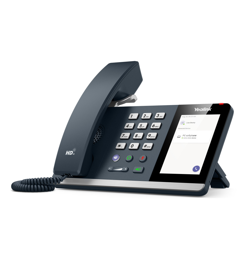 Telefone Fixo YEALINK Teams Edition MP45 (IP Phone - Com Fios - 4'')