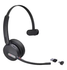 Headset YEALINK BH70 (Bluetooth - USB-C A - Preto)