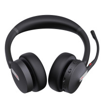 Headset YEALINK BH70 (Bluetooth - USB-C A - Preto)
