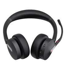 Headset YEALINK BH70 (Bluetooth - USB-C A - Preto)