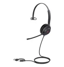 Headset YEALINK UH37 Mono Teams (Monofónico - USB-C A - Preto)