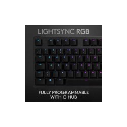 Teclado Mecanico Logitech G512 Carbon RGB PT GX Brown Switches