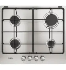 Placa a Gás WHIRLPOOL TGML650IX (Encastre - 4 Zonas - Inox)
