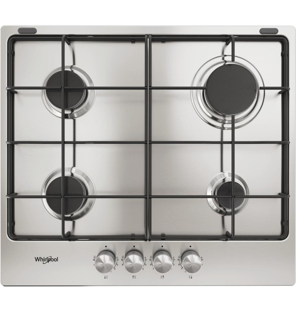 Placa a Gás WHIRLPOOL TGML650IX (Encastre - 4 Zonas - Inox)