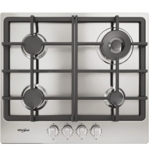 Placa a Gás WHIRLPOOL TGML661IXR (Encastre - 4 Zonas - Inox)