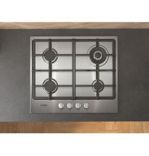 Placa a Gás WHIRLPOOL TGML661IXR (Encastre - 4 Zonas - Inox)