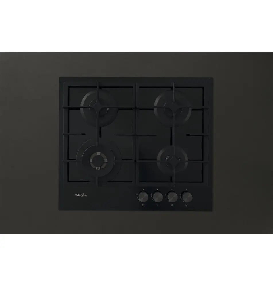 Placa a Gás WHIRLPOOL AKT6465 NB1 (Encastre - 4 Zonas - Preto)