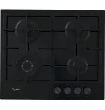 Placa a Gás WHIRLPOOL AKT6465 NB1 (Encastre - 4 Zonas - Preto)