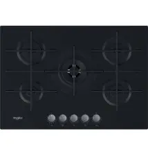 Placa a Gás WHIRLPOOL AKWL728NB (Encastre - 75cm - Preto)