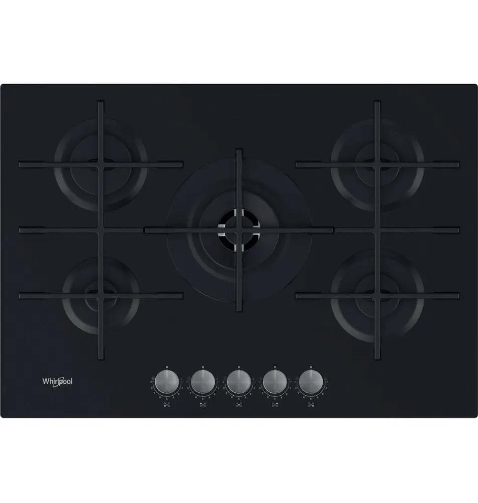Placa a Gás WHIRLPOOL AKWL728NB (Encastre - 75cm - Preto)