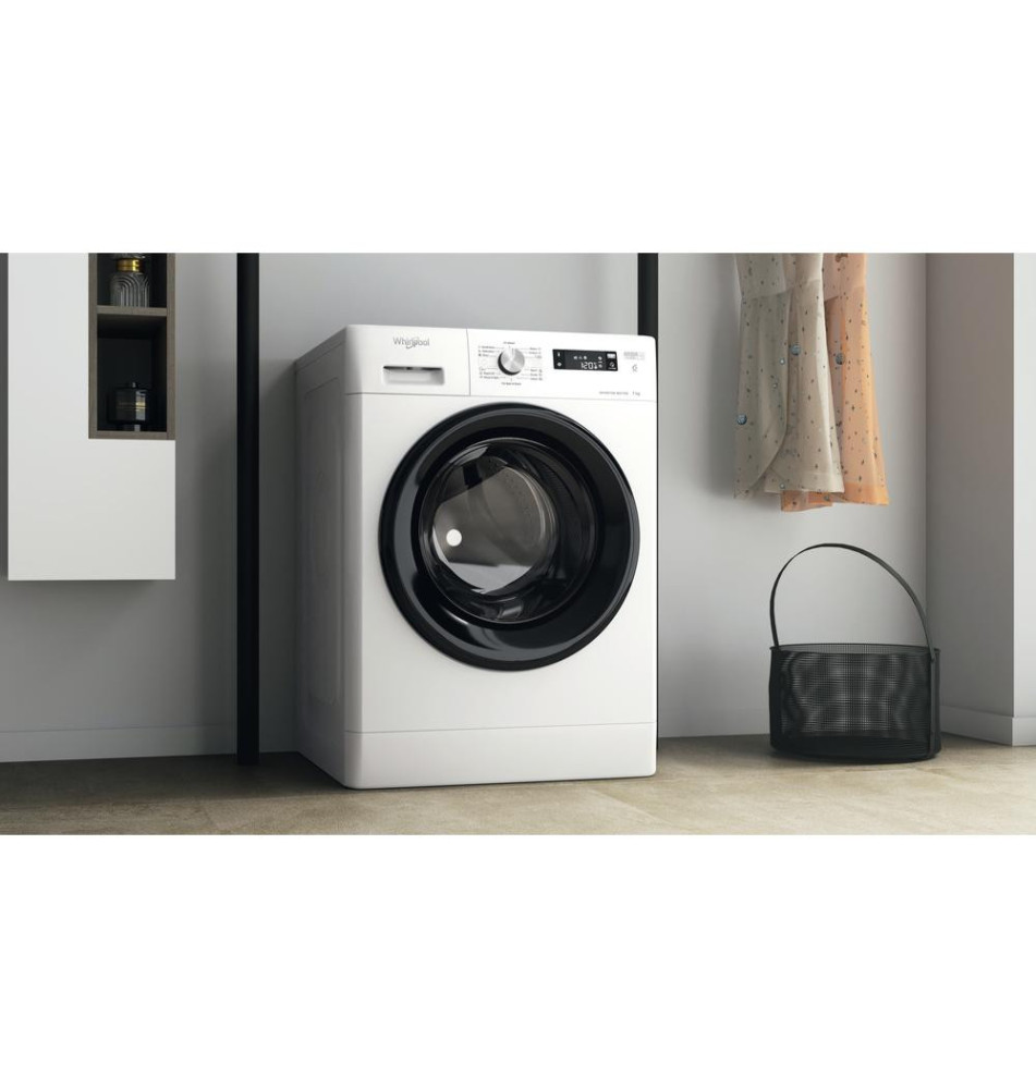 Máquina de Lavar Roupa WHIRLPOOL FFS7259BEE (Independente - 7Kg - Branco)