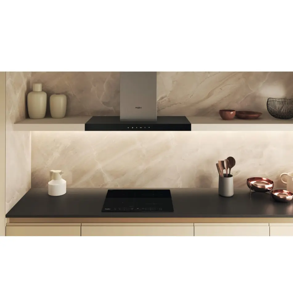 Placa de Indução WHIRLPOOL WLB4060CPNE (Encastre - 4 Zonas - Preto)