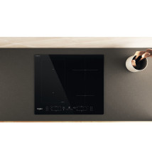 Placa de Indução WHIRLPOOL WLB4060CPNE (Encastre - 4 Zonas - Preto)