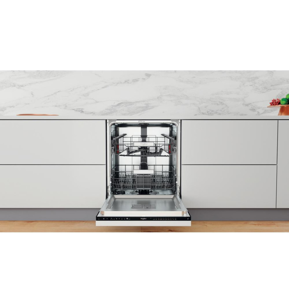 Máquina de Lavar Loiça WHIRLPOOL WIO3T333 (Encastre - 14 Talheres - Painel Preto)