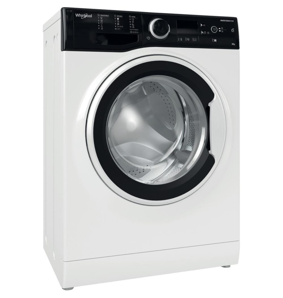 Máquina de Lavar Roupa WHIRLPOOL WRBSS6249SEU (Independente - 6Kg - Branco)