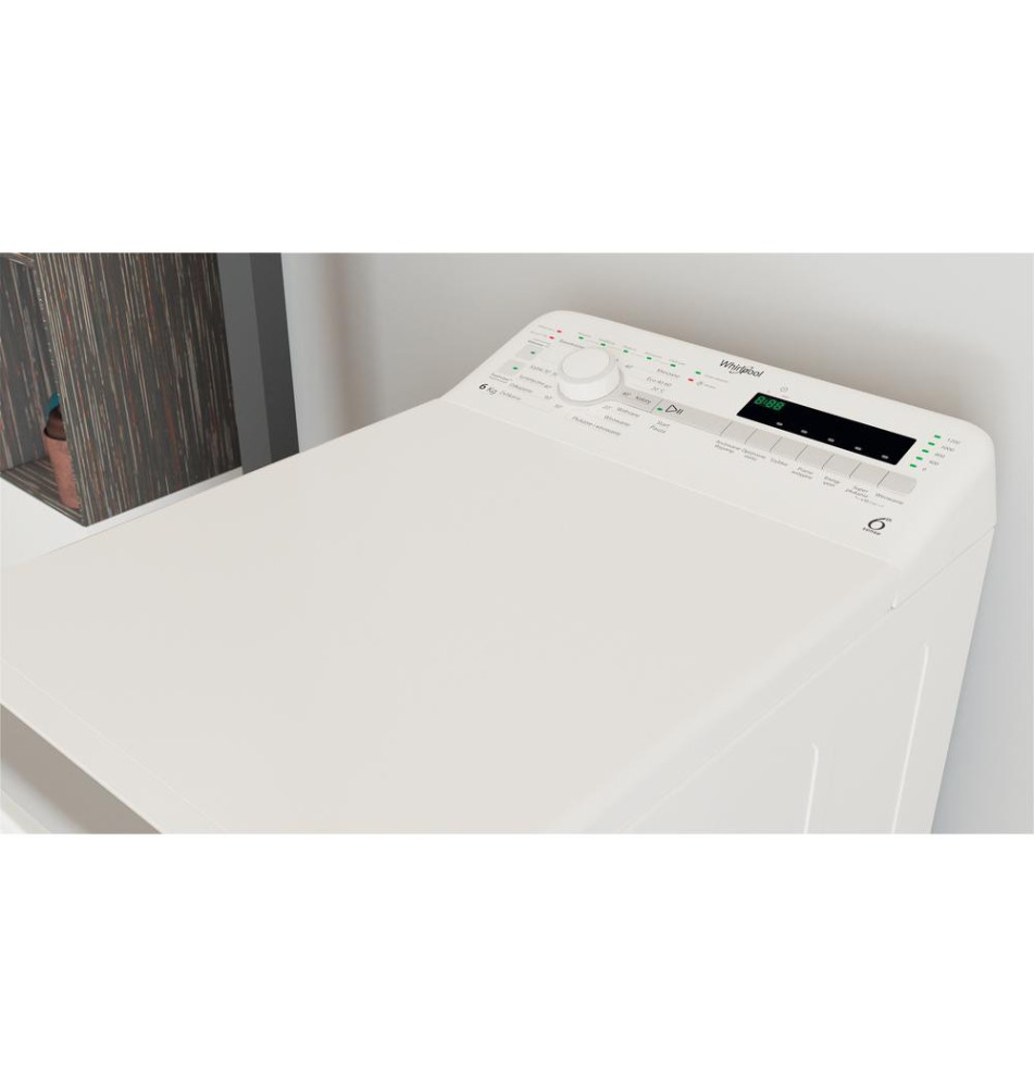 Máquina de Lavar Roupa WHIRLPOOL TDLR6240SPLN (Independente - 6Kg - Branco)