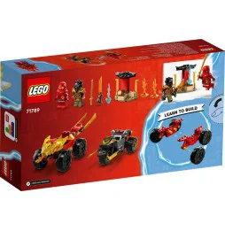 LEGO Ninjago Batalha de Carro, Mota de Kai e Ras - 71789
