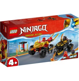 LEGO Ninjago Batalha de Carro, Mota de Kai e Ras - 71789