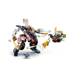 LEGO Ninjago: Mota de Corrida Transformável em Mech da Sora Idades 8+ 384 Peças - 71792