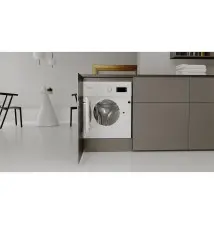 Máquina de Lavar Roupa WHIRLPOOL BIWMWG81485PL (Encastre - 8Kg - Branco)