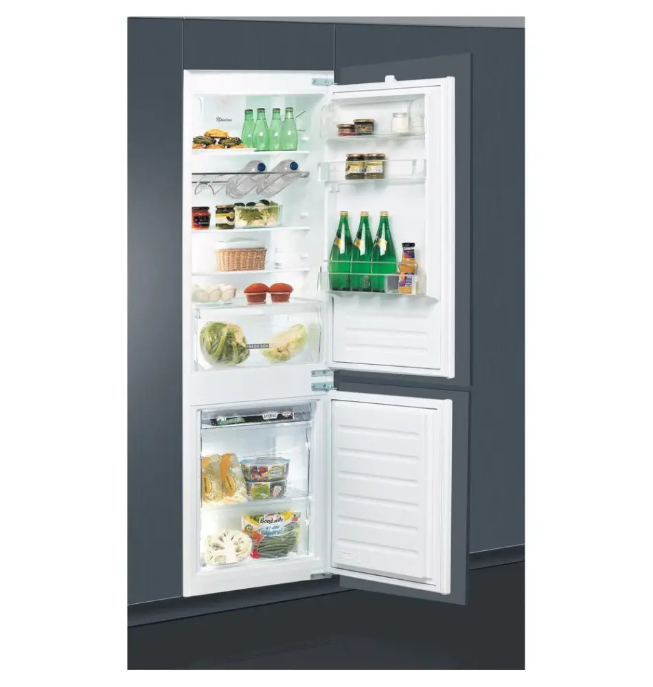 Frigorífico Combinado WHIRLPOOL ART66122 (Encastre - 273L - Branco Dupla Porta)