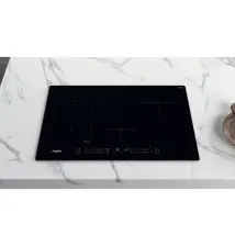 Placa de Indução WHIRLPOOL WLS3777NE (Encastre - 4 Zonas - Preto)