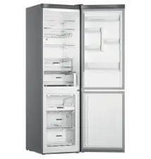 Frigorífico Combinado WHIRLPOOL W7X92OOX (Independente - 367L - Cinzento)
