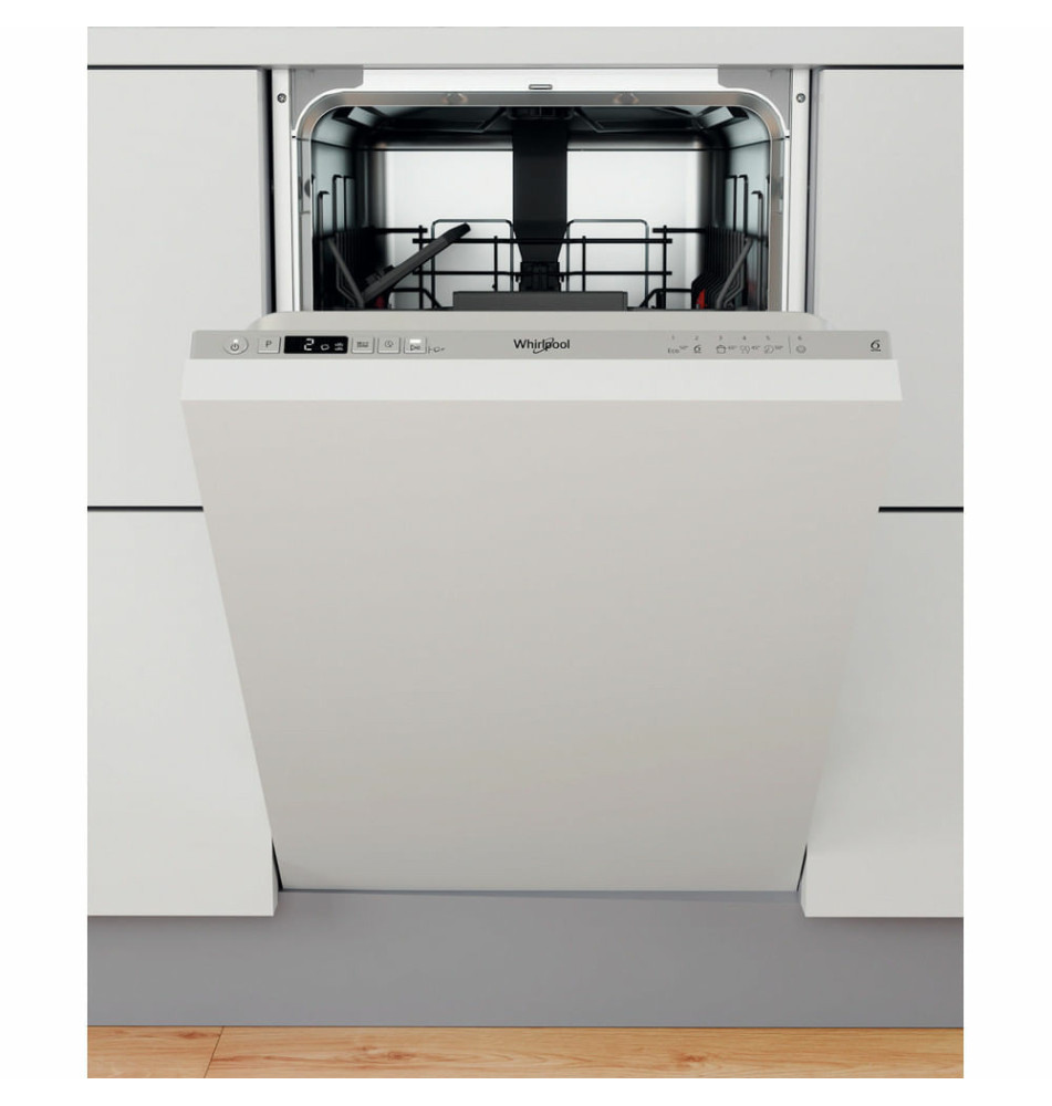 Máquina de Lavar Loiça WHIRLPOOL WSIC3M17 (Encastre - 10 talheres - Prateado)