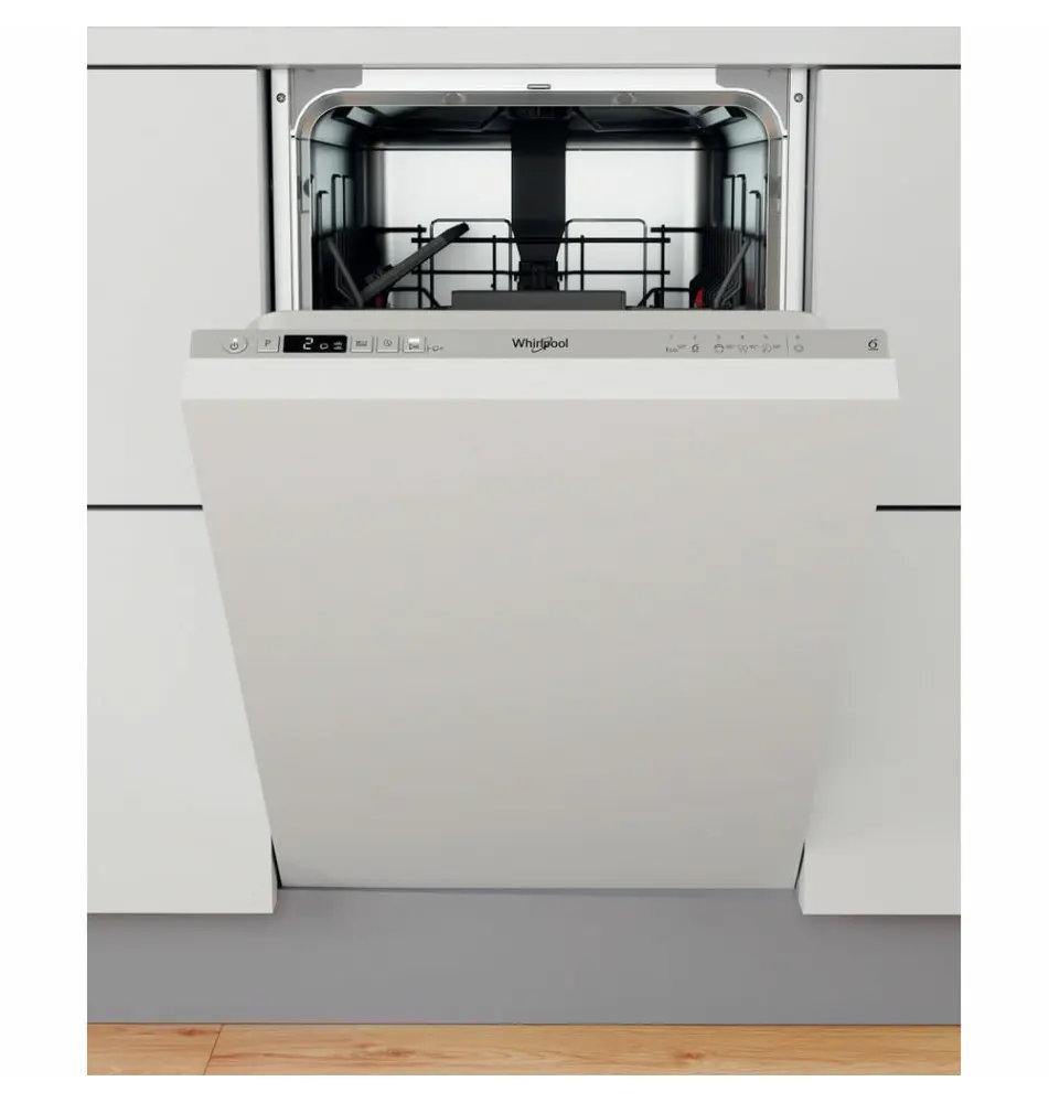 Máquina de Lavar Loiça WHIRLPOOL WSIC3M17 (Encastre - 10 talheres - Prateado)