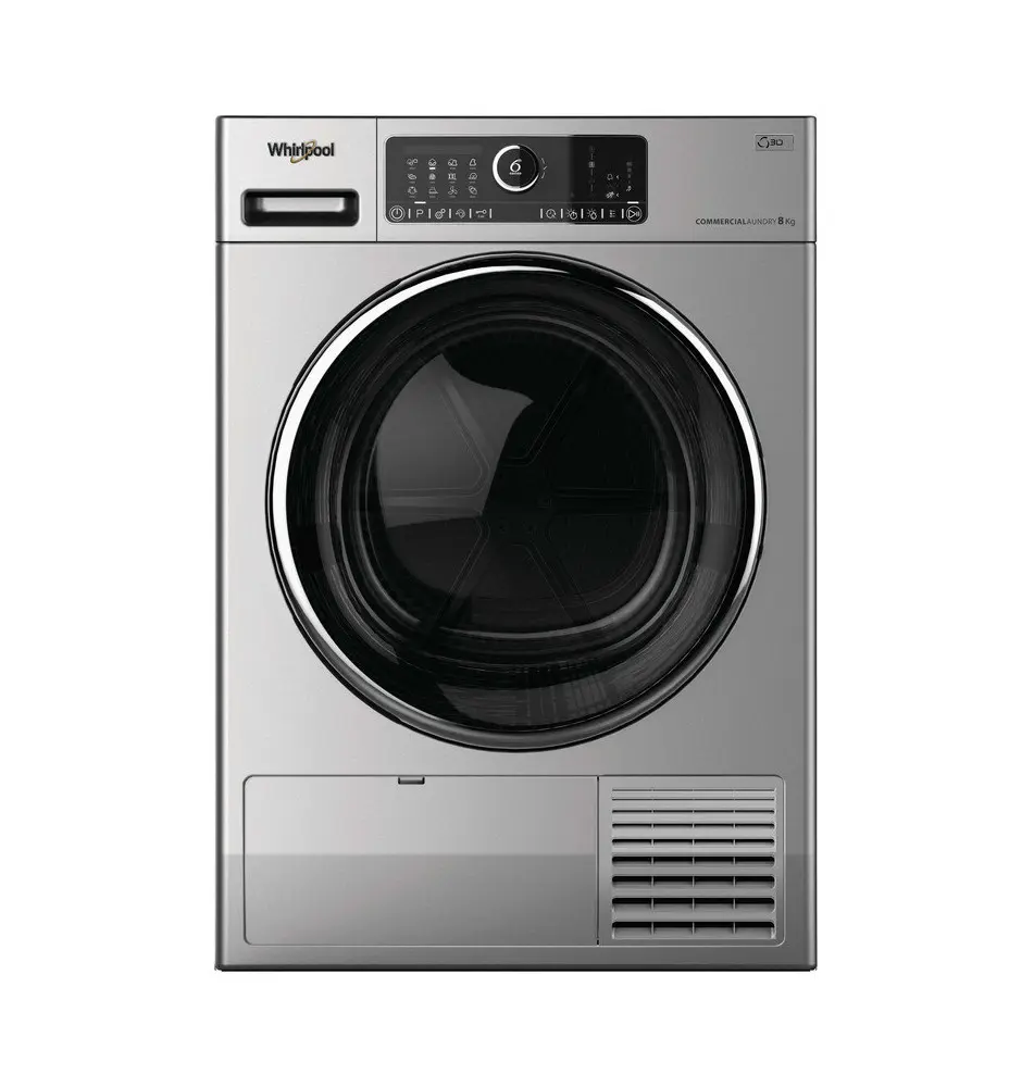 Máquina de Secar Roupa WHIRLPOOL AWZ8HPS PRO (Independente - 8Kg - Prateado)