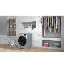 Máquina de Lavar Roupa WHIRLPOOL W8W946SRSPT (Independente - 9Kg - Prateado)