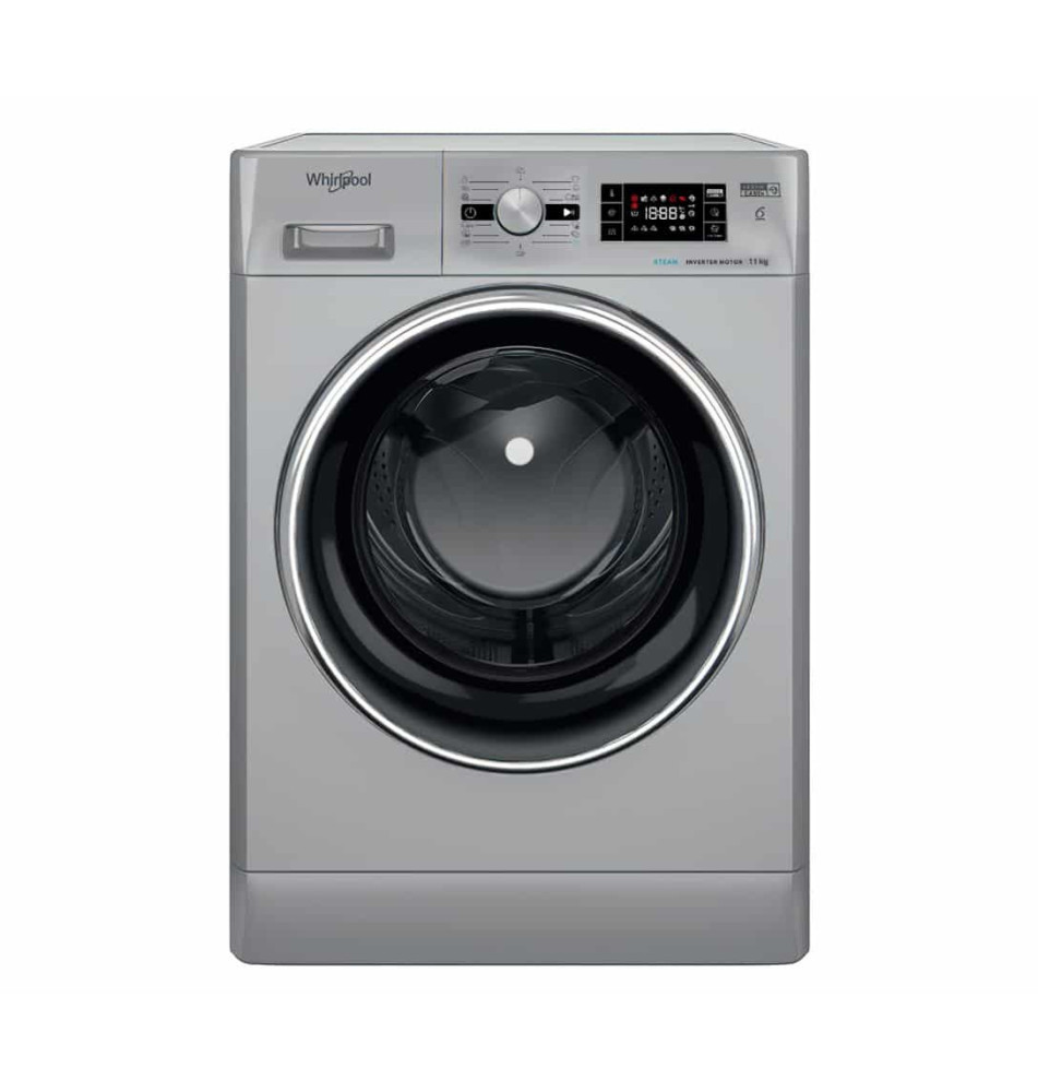 Máquina de Lavar Roupa WHIRLPOOL AWG1114SD (Independente - 11Kg - Prateado)