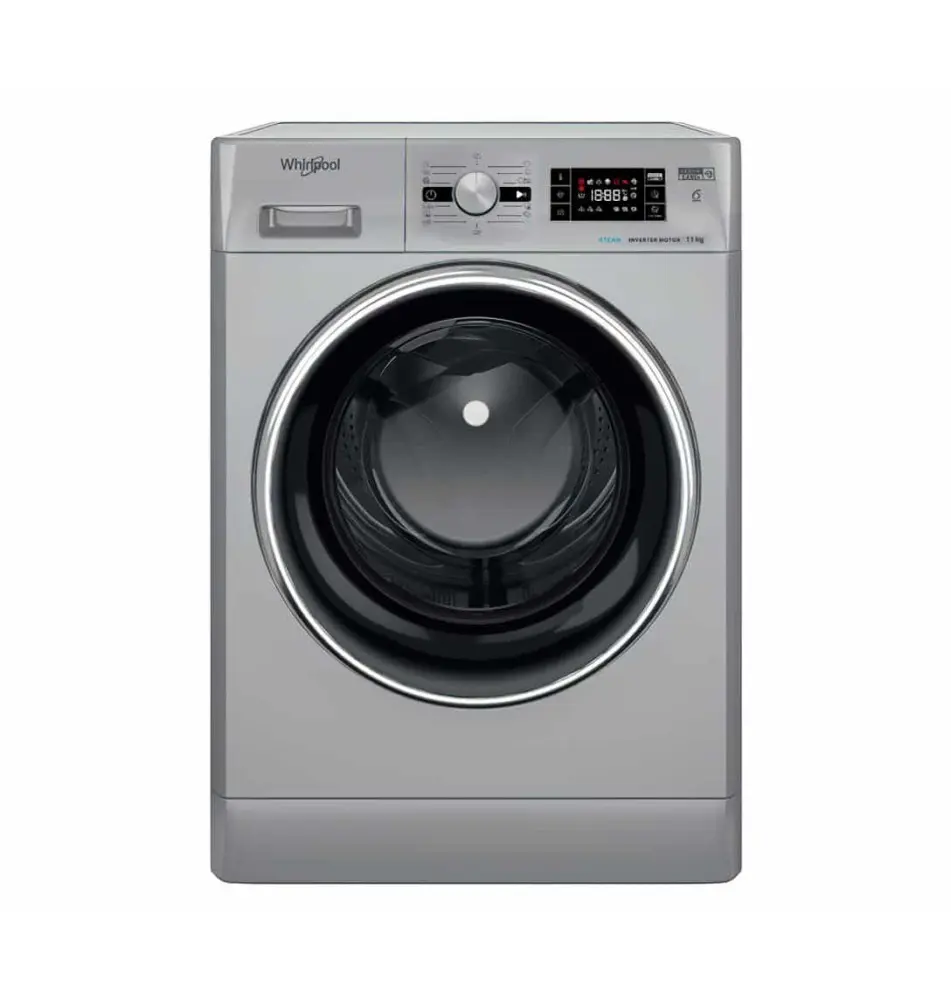 Máquina de Lavar Roupa WHIRLPOOL AWG1114SD (Independente - 11Kg - Prateado)