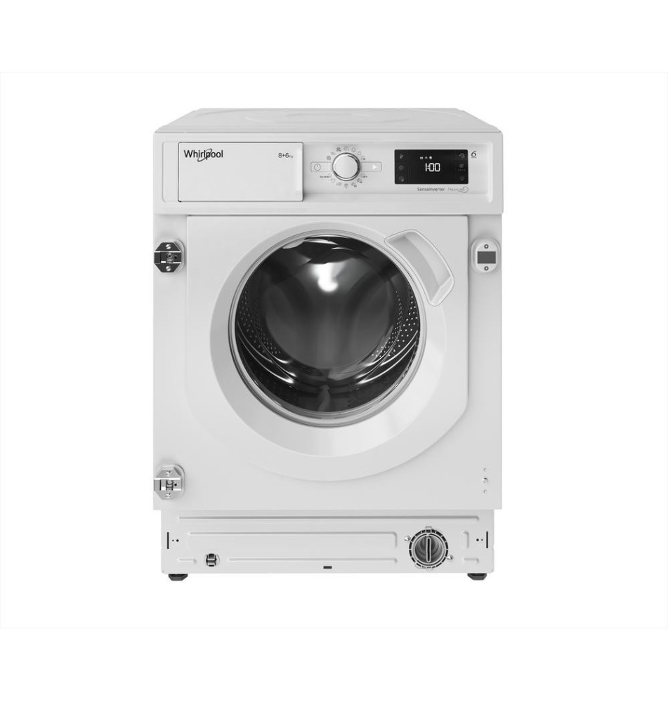 Máquina de Lavar e Secar Roupa WHIRLPOOL WDWG751482EU (Encastre - 7Kg 5Kg - 1400RPM)