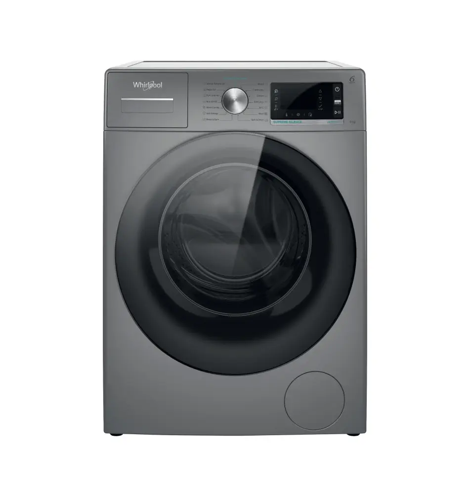 Máquina de Lavar Roupa WHIRLPOOL AWH912 S PRO (Independente - 9Kg - Prateado)