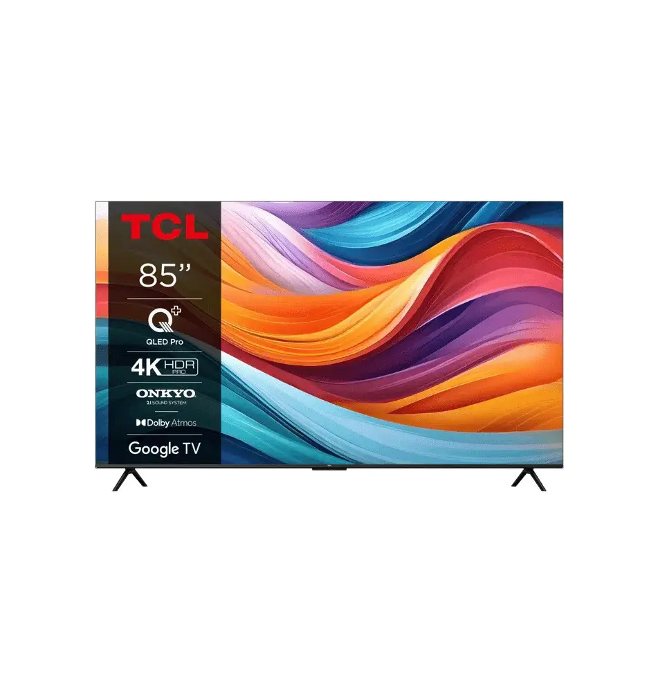 Televisor TCL V Set 85T7B 85" (QLED - 4K Ultra HD - Cinzento)
