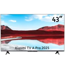 Televisores XIAOMI A PRO 43'' (QLED - 4K Ultra HD - Preto)
