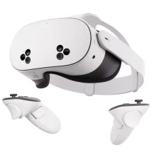 Óculos de Realidade Virtual Meta Quest 3S (8GB/256GB - 2H30M de autonomia - Branco)