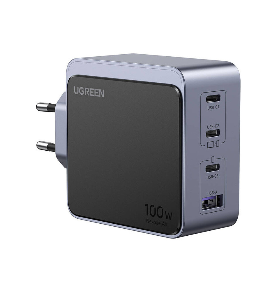 Ugreen Nexode S 100W 4-Port GaN Fast Charger EU gray