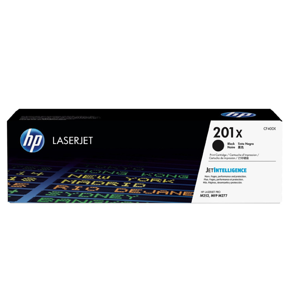 HP Toner HP LaserJet original 201X preto de elevado rendimento