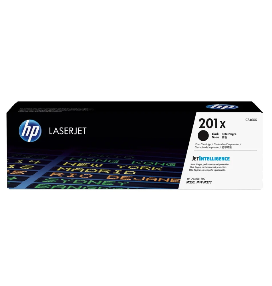 HP Toner HP LaserJet original 201X preto de elevado rendimento