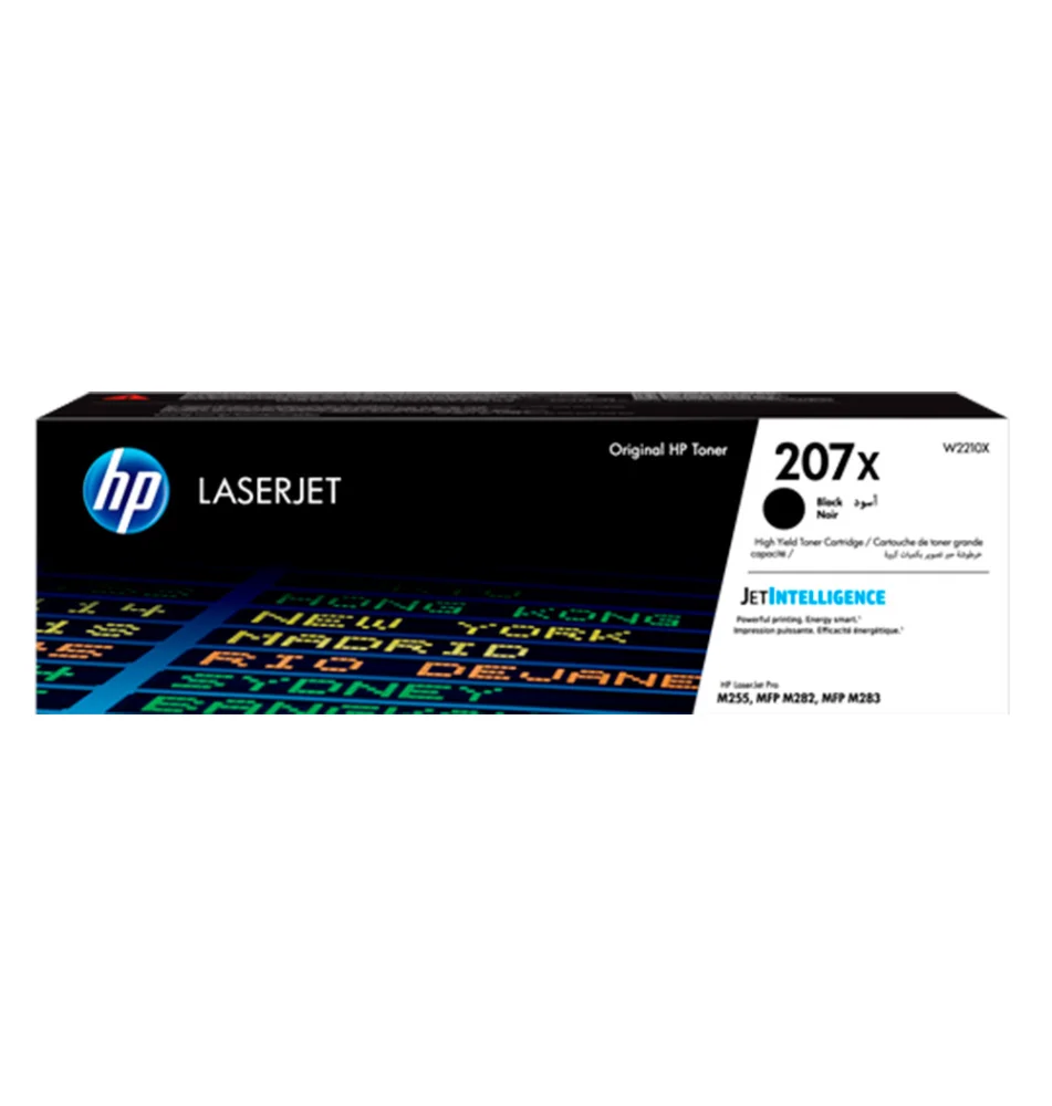 HP Toner HP LaserJet Original 207X Preto de elevado rendimento