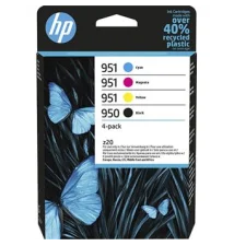 HP Conjunto de 4 Tinteiros HP Originais 950 Preto e 951
