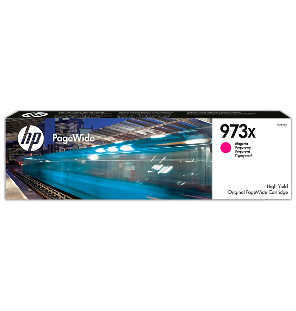 HP Consumível HP PageWide Original 973X Magenta de elevado rendimento