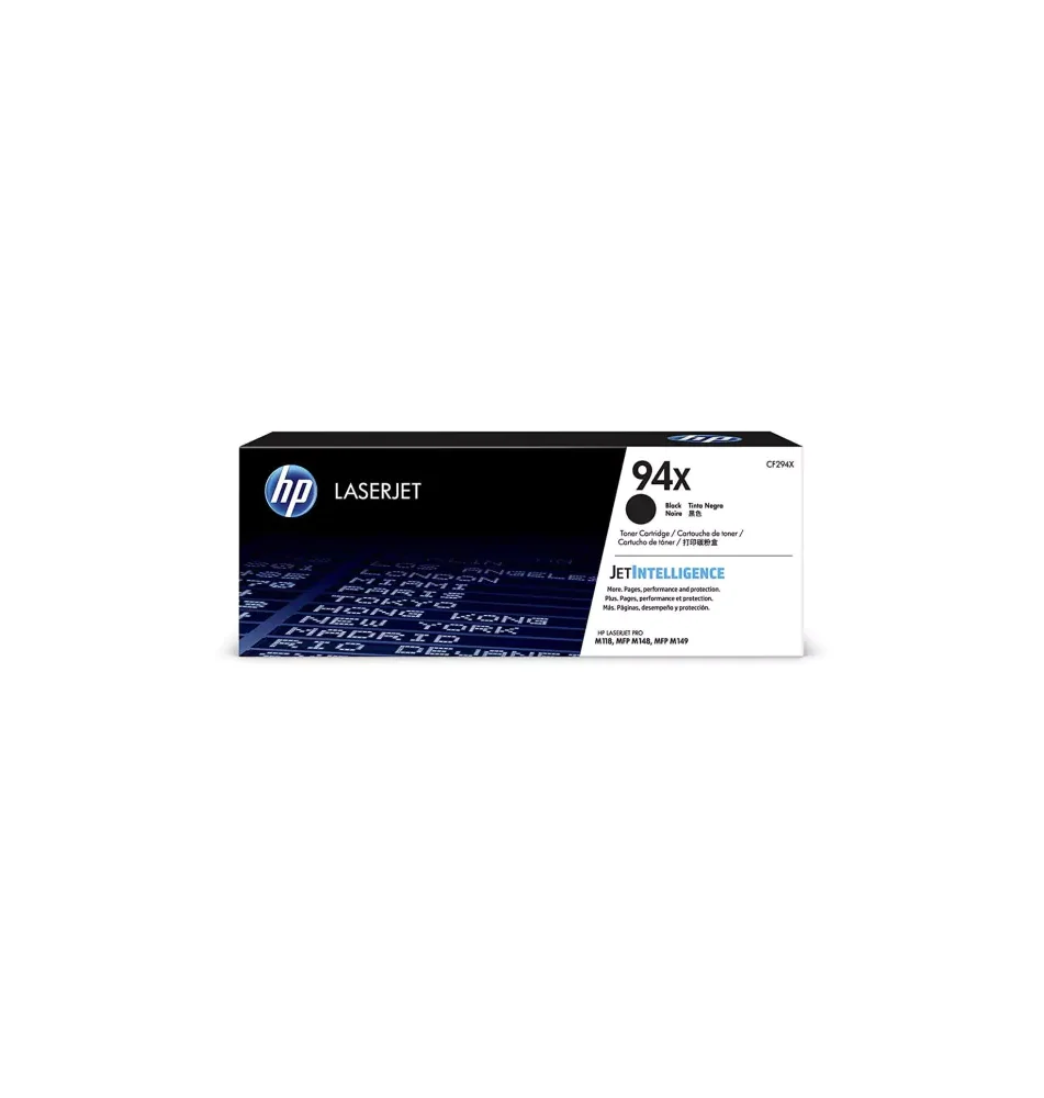 HP Toner HP LaserJet Original 94X, preto, de elevado rendimento