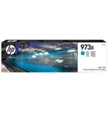 HP Consumível HP PageWide Original 973X Ciano de elevado rendimento